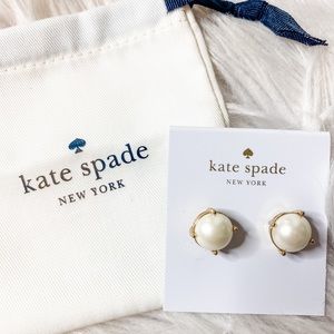 Kate Spade Pearl Stud Earrings